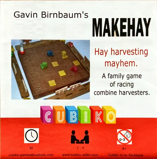 Board game, Makehay