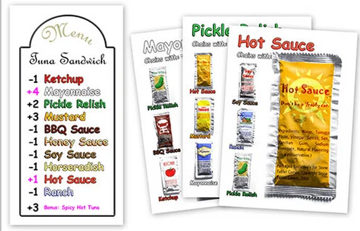 Board game, The Ten Condiments