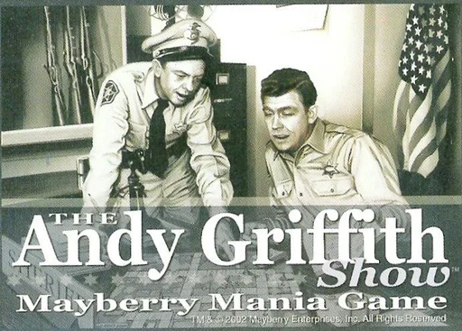 Board game, The Andy Griffith Show: Mayberry Mania Game