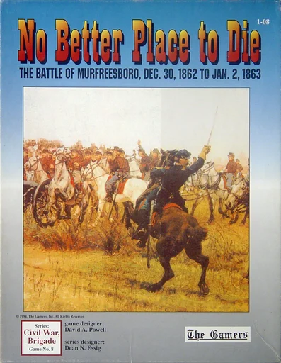 Board game, No Better Place to Die: The Battle of Murfreesboro