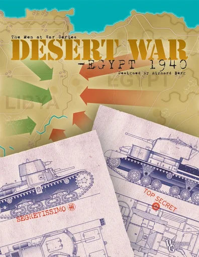 Board game, Desert War: Egypt, 1940
