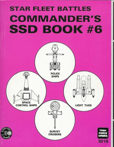 Star Fleet Battles: Commander's SSD Book #6