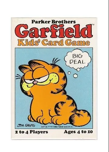 Board game, Garfield Kids' Card Game