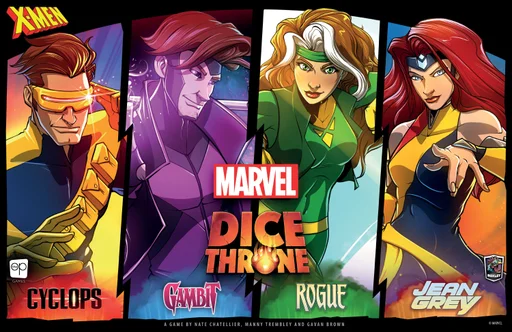 Marvel Dice Throne: X-Men – Cyclops v. Gambit v. Rogue v. Jean Grey