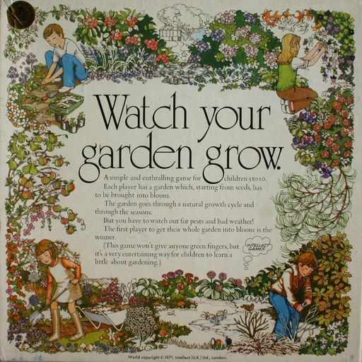 Board game, Watch Your Garden Grow