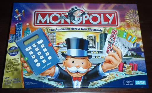 Board game, Monopoly: The Australian Here & Now Electronic