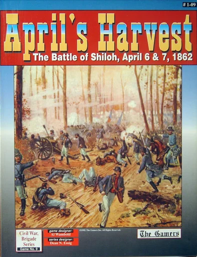 Board game, April's Harvest: The Battle of Shiloh, April 6 & 7, 1862