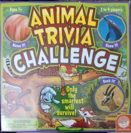 Board game, Animal Trivia Challenge