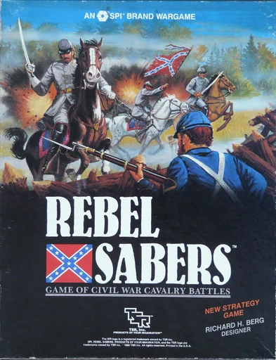 Board game, Rebel Sabers: Civil War Cavalry Battles