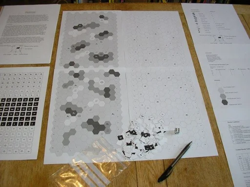 Board game, Mine-Shaft Gap