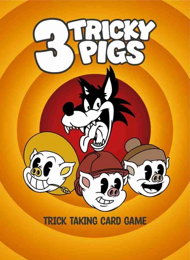 Board game, 3 Tricky Pigs
