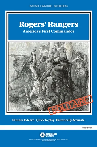 Board game, Rogers' Rangers: America's First Commandos