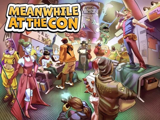 Board game, Meanwhile, at the Con....