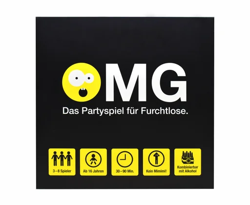 Board game, OMG: Das Partyspiel für Furchtlose.