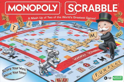 Board game, Monopoly Scrabble