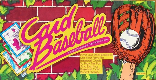Board game, Card Baseball: The Exciting Baseball Card Board Game