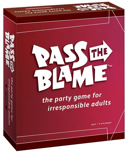 Board game, Pass the Blame: The Party Game For Irresponsible Adults