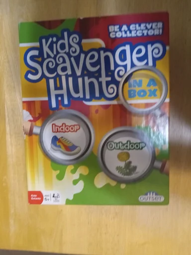 Board game, Kids Scavenger Hunt