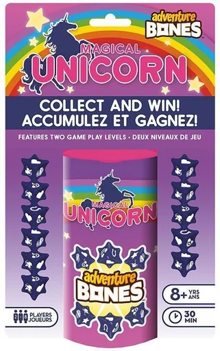 Board game, Magical Unicorn: Adventure Bones Game
