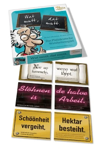 Board game, Wat mutt, dat mutt: Das Plattdeutsche Weisheitenspiel