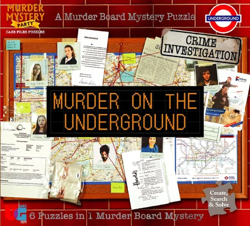 Board game, Murder Mystery Party: Murder On The Underground