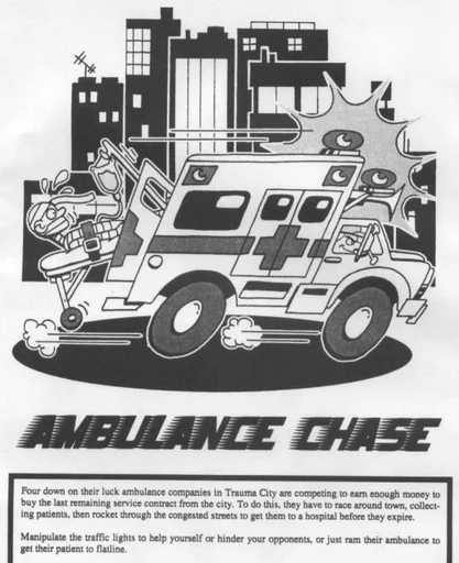 Board game, Ambulance Chase