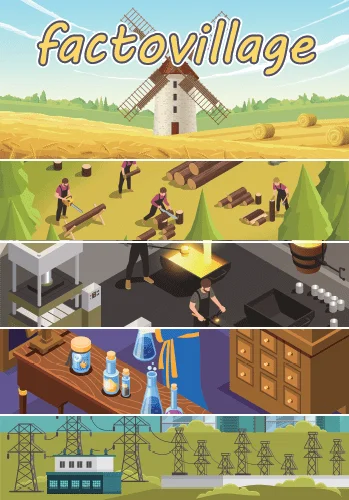 Board game, factovillage