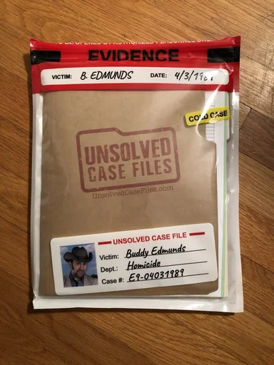 Board game, Unsolved Case Files: Buddy Edmunds
