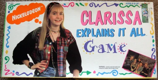 Board game, Nickelodeon Clarissa Explains It All Game