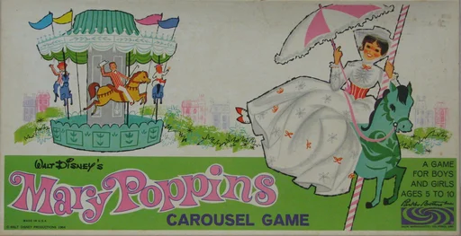 Board game, Mary Poppins Carousel Game