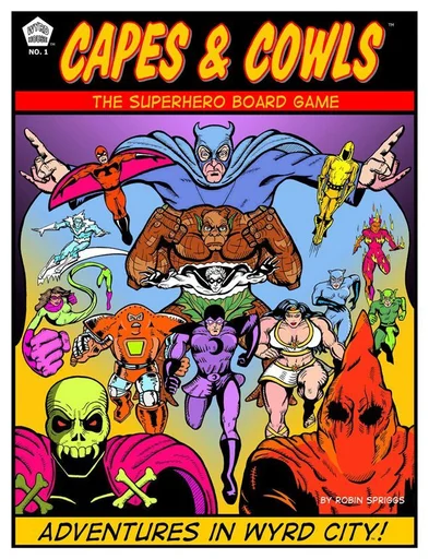Board game, Capes & Cowls: The Superhero Board Game