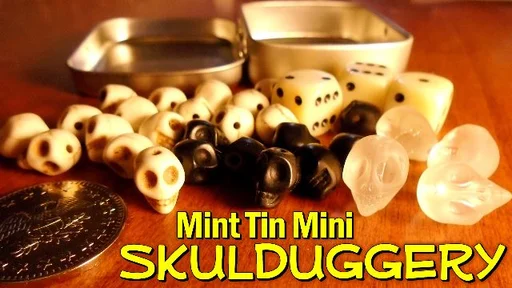 Board game, Mint Tin Mini Skulduggery