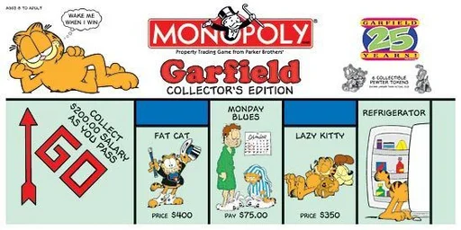 Board game, Monopoly: Garfield