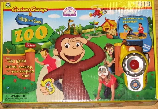 Board game, Curious George: Hide and Seek Zoo Game