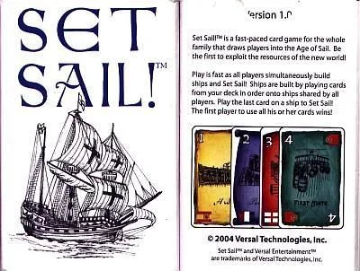 Board game, Set Sail!