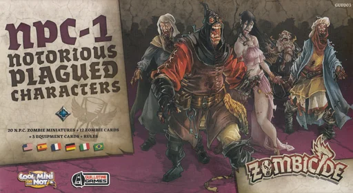 Zombicide: Black Plague – NPC-1: Notorious Plagued Characters