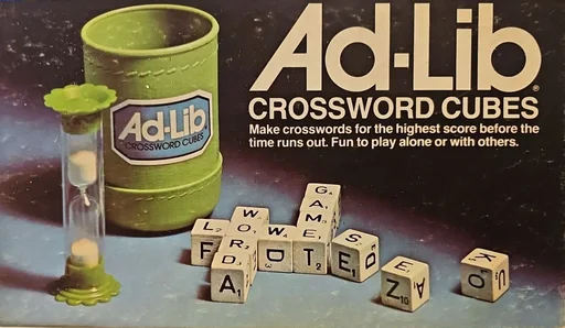 Board game, Ad-Lib Crossword Cubes