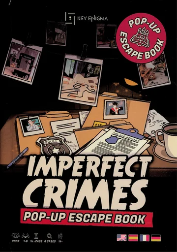 Board game, Imperfect Crimes: Pop-Up Escape Book