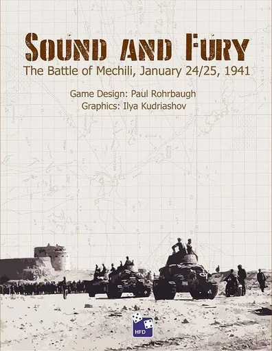Board game, Sound and Fury: The Battle of Mechili, January 24-25, 1941