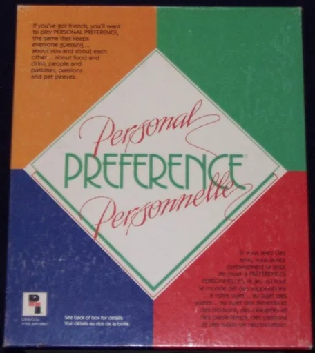 Board game, Personal Preference