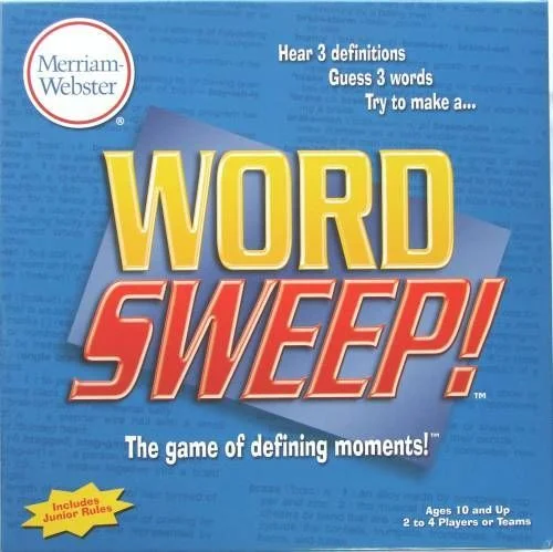 Board game, Word Sweep!