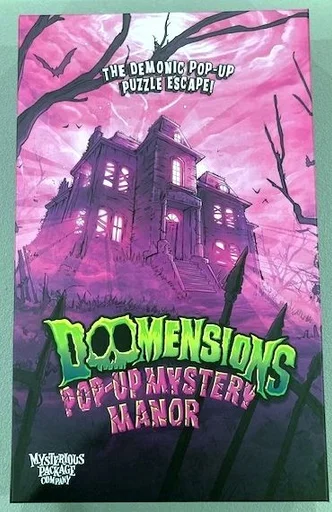Board game, Doomensions: Pop-Up Mystery Manor