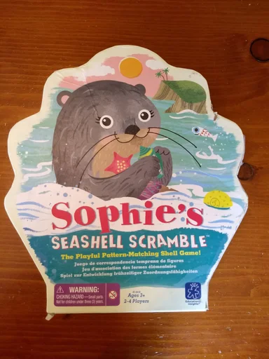 Board game, Sophie's Seashell Scramble