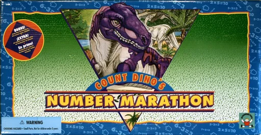 Board game, Count Dino's Number Marathon