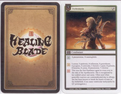Board game, Healing Blade: Infectious Disease Card Battle
