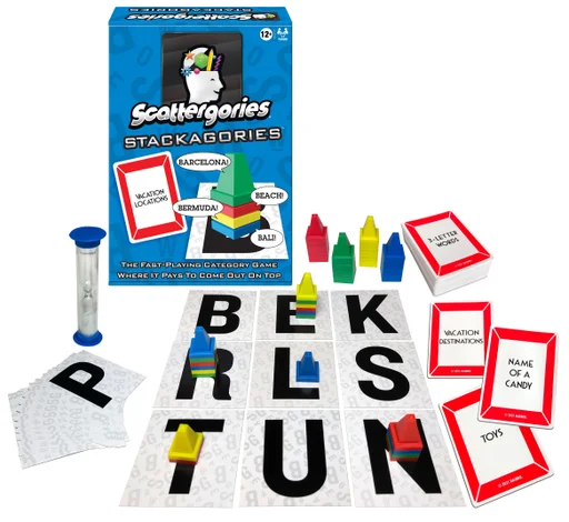 Board game, Scattergories Stackagories
