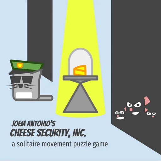 Board game, Cheese Security, Inc.: A solitaire movement puzzle game