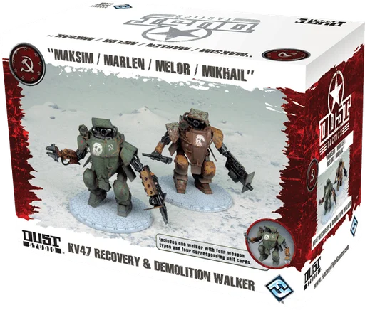 Dust Tactics: KV47 Recovery & Demolition Walker – "Maksim / Marlen / Melor / Mikhail"