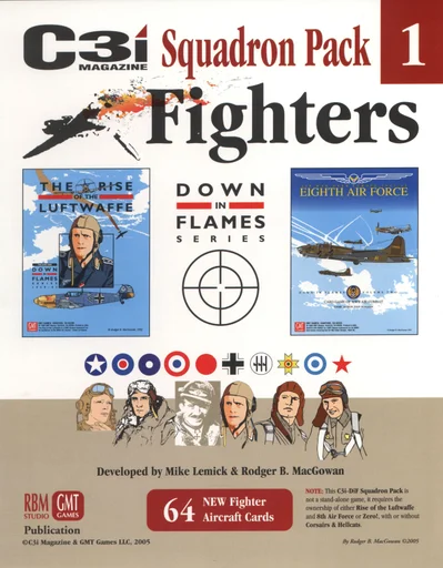 Down in Flames Squadron Pack 1: Fighters