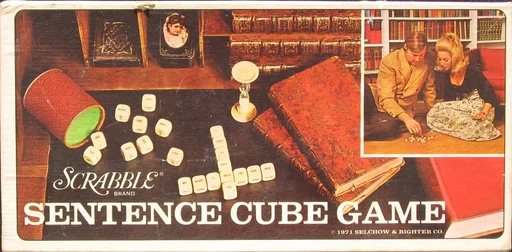 Board game, Scrabble Sentence Cube Game